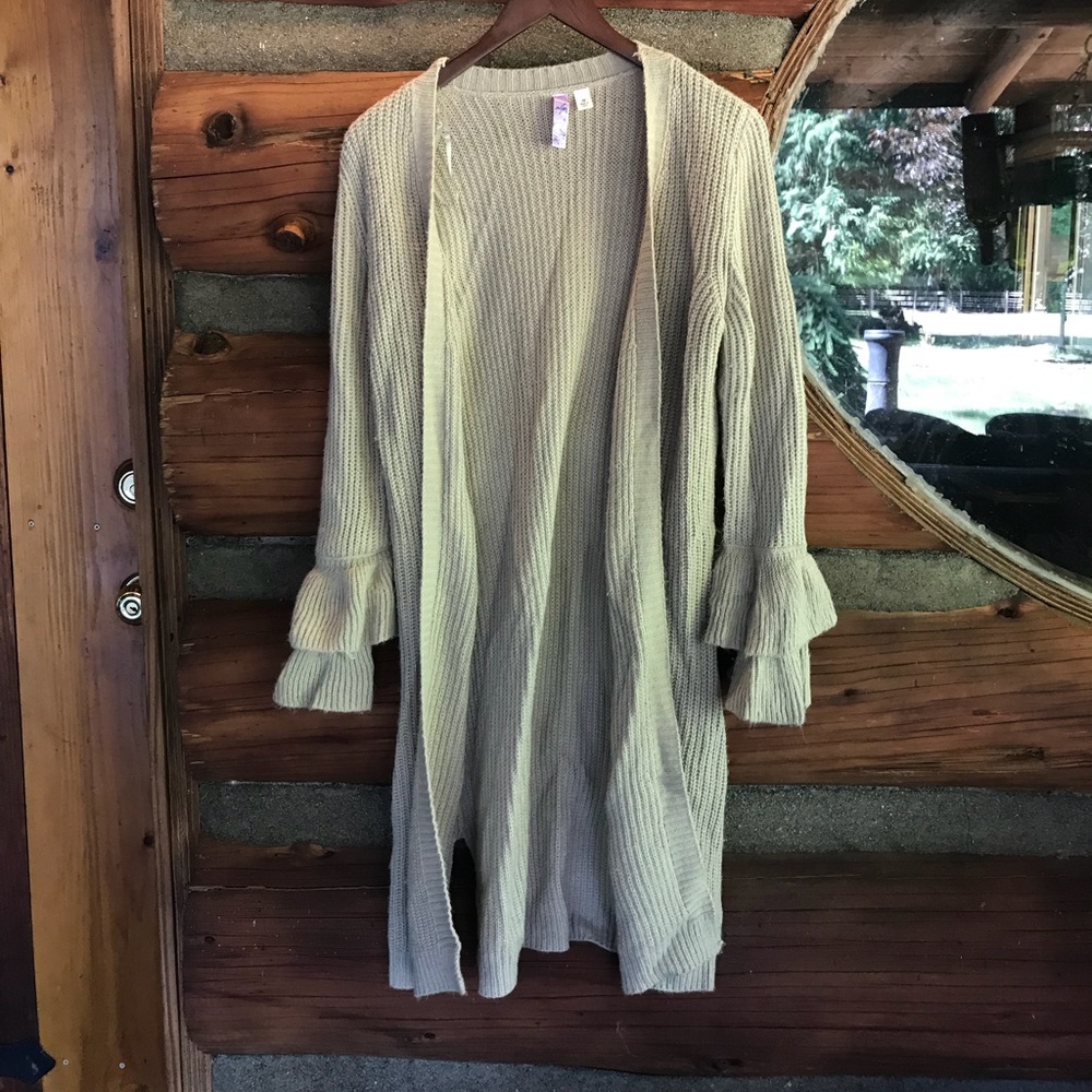 Bell sleeve sweater